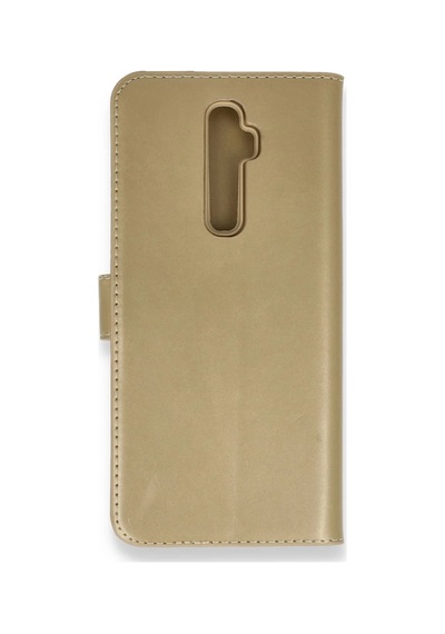 Oppo Reno 2z Uyumlu Kılıf Trend S Plus Kapaklı Kılıf - Gold