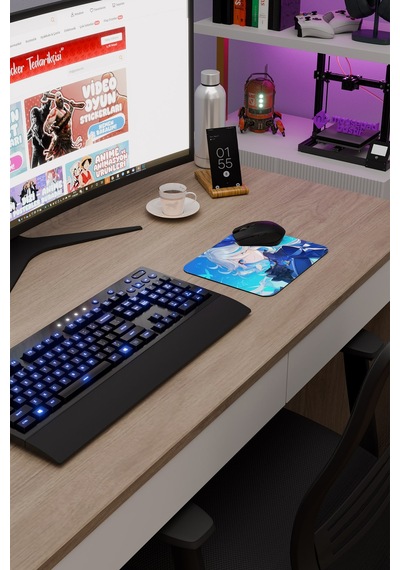 Furina Genshin Impact Anime Gacha V4 - 22x18 Gaming Mouse Pad Fare Altlığı