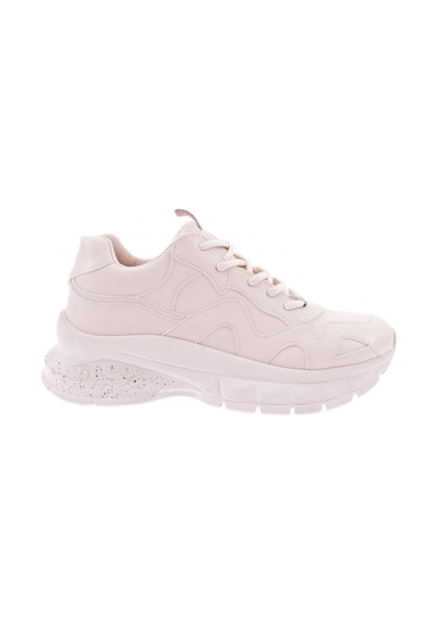 Dgn 55130-22y Kadın Mega Kalın Taban Sneakers Ayakkabı 55130-2027-R0152 Bej