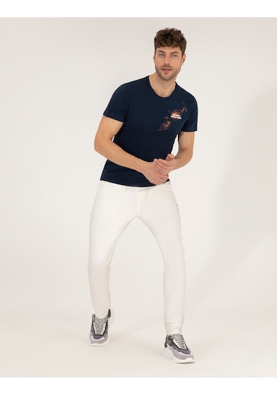 Pierre Cardin Erkek Lacivertvert Tişört 50262611-Vr033 Lacivert