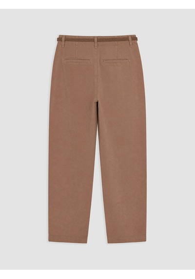 LC Waikiki Lc Waıkıkı Kahverengi Kemerli Loose Fit Kadın Pantolon