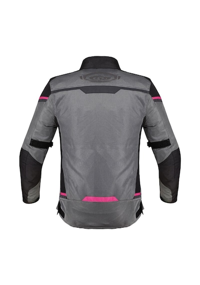 Ls2 Riva Kadın Siyah-gri-pembe 4 Mevsim Motosiklet Montu