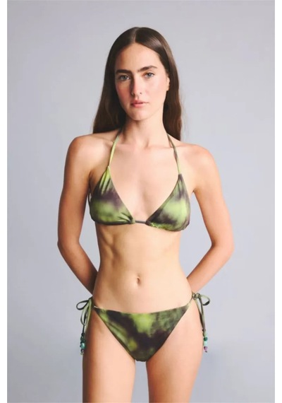 Defacto Regular Fıt Desenli Yeşil Bikini Alt G8727ax26smgn737 Yeşil-gn737