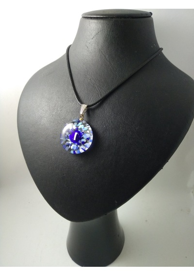Cam Harf Kolye – Handmade El Yapimi Murano– (I) Harfi Modeli Ürü Kırmızı