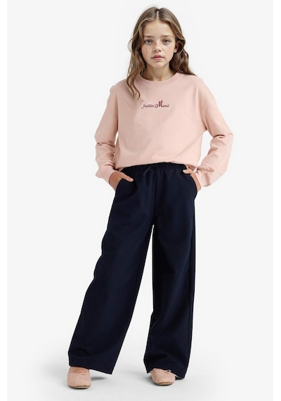 Defacto Kız Çocuk Wide Leg Geniş Paça Pantolon F2257a825aunv235 Lacivert Defacto Kız Çocuk Wide Leg Geniş Paça Pantolon F2257a825aunv235 Lacivert