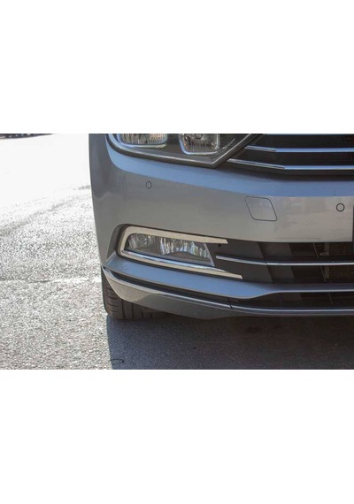 Vw Passat B8 Krom Sis Farı Çerçevesi 2 Parça 2015-2019 Arası