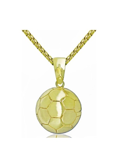 Saatcaddesi Metal Futbol Topu Spor Takı Kolye