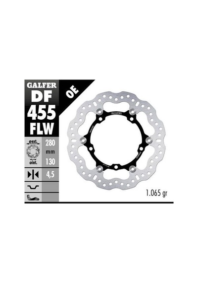 Yamaha Tracer 700 Ön Fren Diski 280 Mm 2020-2022 Galfer Dalgalı Hareketli Çelik Disk