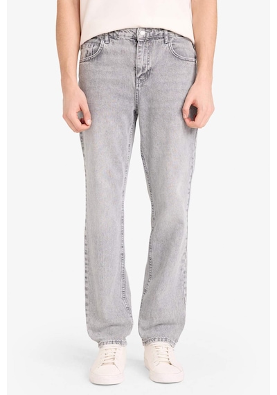 Defacto Straight Fit Jean Pantolon E9102ax26spnm18 Gri-nm18