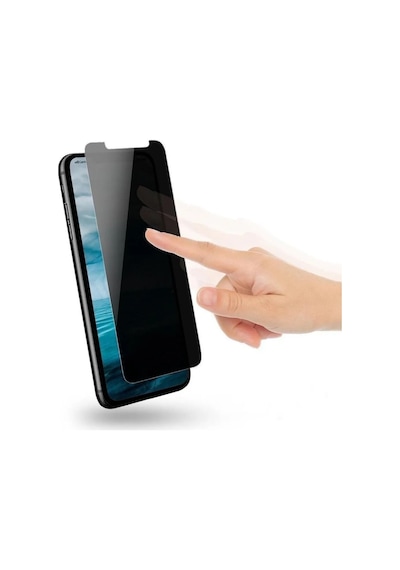 Apple Uyumlu   iPhone 7/8 Plus Siyah-yüksek Kalite Mat Parmak Izi Bırakmaz Hayalet Seramiktam Kaplayan Ekran Koruma