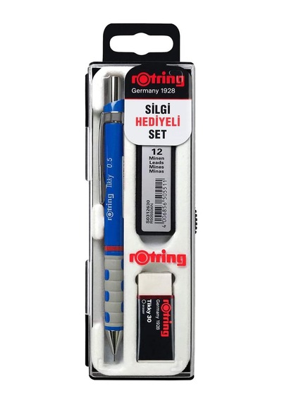 Rotring Tikky 0.5 Min Okul Seti Rotring Silgi Kalem Seti N11.1451