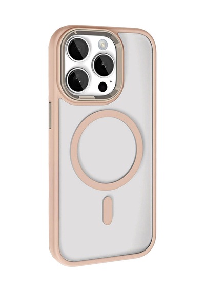 Joko Apple iPhone Uyumlu iPhone 15 Pro Max Terea Magsafe Kapak - Gold Renkli