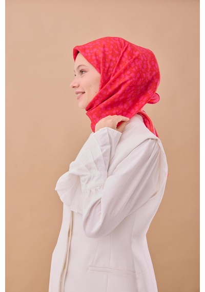 Silk Home Aura Eşarp 140005-26 Pembe, Turuncu, Koyu Turuncu