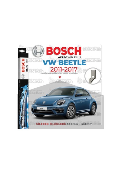 Volkswagen Beetle Muz Silecek Takımı 2011-2017 Bosch Aerotwin