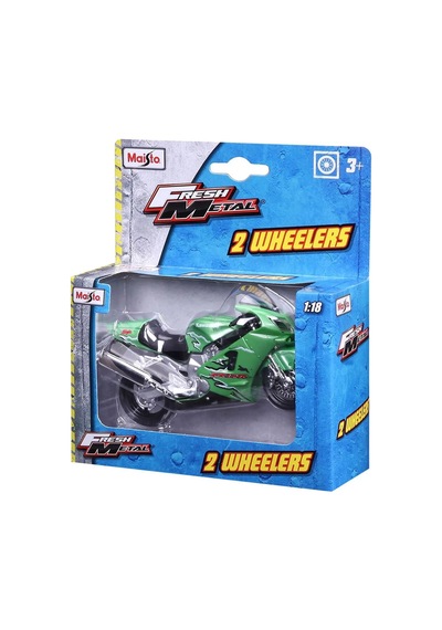 1:18 Kawasaki Ninja Zx-12r Model Motor Metalik Yeşil 31300