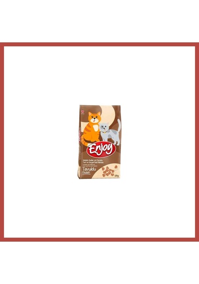 Enjoy Tavuklu Yetişkin Kedi Maması 10 Kg Erdotıca
