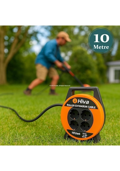 Makaralı Seyyar Kablo, 3x1,5 Mm², Dayanıklı Uzatma Kablosu, Dörtlü Prizli, Elektrik Kablosu, İç Mekan, Dış Mekan Kullanımına Uygun, Endüstriyel Tip, Taşınabilir Enerji Dağıtım Tamburu 10 M Diger Makaralı Seyyar Kablo, 3x1,5 Mm², Dayanıklı Uzatma Kablosu, Dörtlü Prizli, Elektrik Kablosu, İç Mekan, Dış Mekan Kullanımına Uygun, Endüstriyel Tip, Taşınabilir Enerji Dağıtım Tamburu 10 M Diger