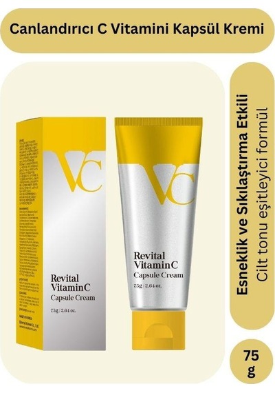 Dermal Revital Vitamin C Canlandırıcı ve Ton Eşitleyici Krem 75 ML