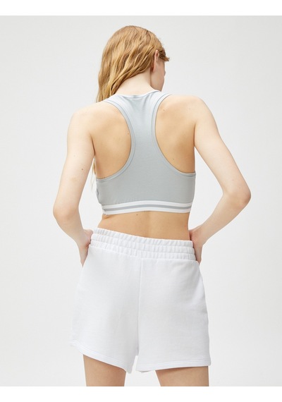 Koton Crop Atlet U Yaka Ribana Detaylı Mavi 3sal30067ık 3SAL30067IK655 Mavi Koton Crop Atlet U Yaka Ribana Detaylı Mavi 3sal30067ık 3SAL30067IK655 Mavi