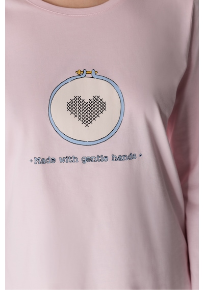 Penti Renkli Pretty Hearts Pantolon Pijama Takımı Çok Renkli