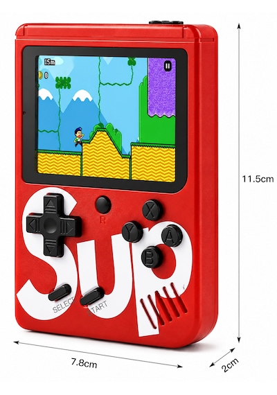 Gamebox Taşınabilir Video Oyun Konsolu 400 Oyunlu Mini Atari Gameboy