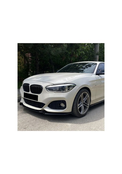 Bmw 1 Serisi F20 2015-2019 M Paket Body Kit Seti Ön Lip Marşpiyel Difüzör Spoiler Flap