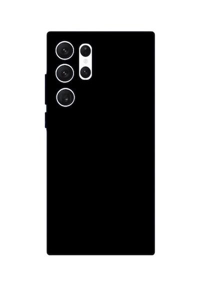 Samsung Galaxy Uyumlu S22 Ultra Kılıf Kamera Korumalı Silikon Rubber Arka Kapak Siyah