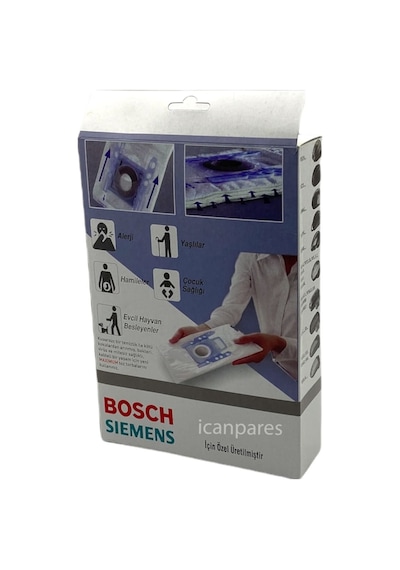 Bosch Uyumlu Pro Silence Serisi Type G Süpürge Toz Torbası