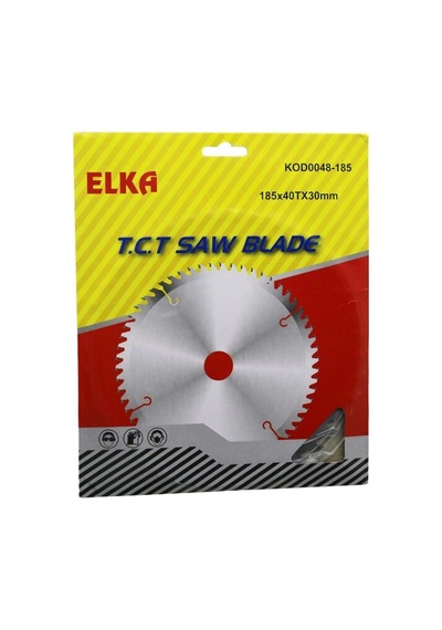 Elka 0048-185 185 X 40t X 30mm Ağaç Sunta Kesici Disk Bx40