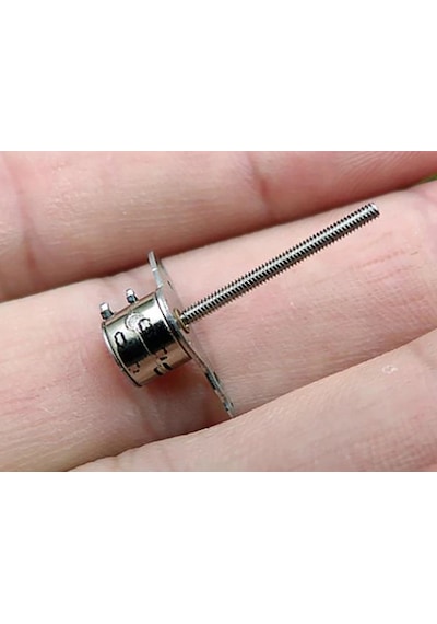 Micro Step Motor Uzun Mil 6X5,5Mm 2 Faz (Dikkat Çok Küçüktür )