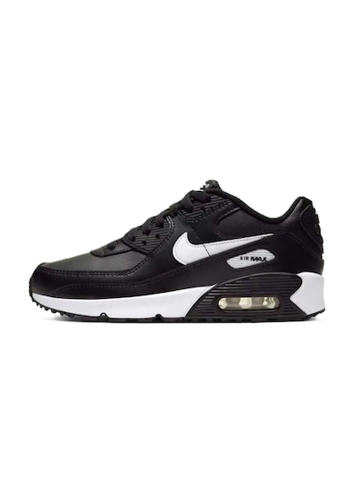 Nike Air Max 90 Leather Unisex Sneaker Hakiki Deri Günlük Ayakkabı Siyah Siyah