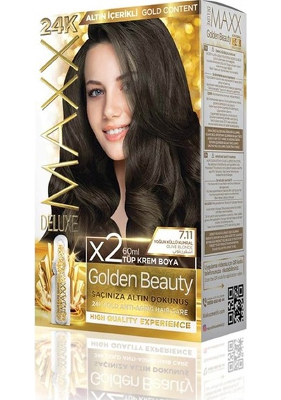 Maxx DeluxeSet Boya Golden Altın İçerikli7.11 Yoğun Küllü Kum