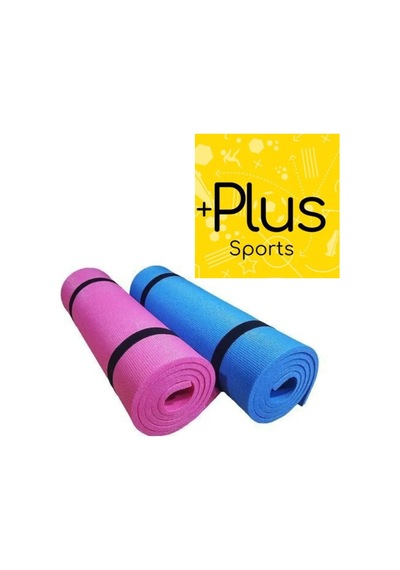Plus Sport 2 Adet Pilates Minderi Egzersiz Yer Matı Pembe Ve Mavi 7 Mm Kalın Mavi Mavi