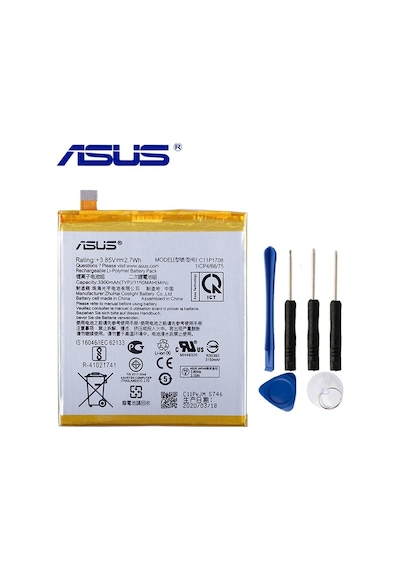 Senalstore Asus Zenfone 5 2018 Ze620kl-zs620kl C11p1708 Batarya Pil+tamir Seti