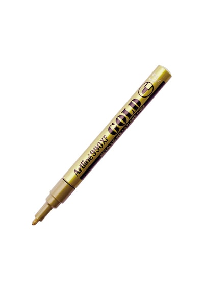 Artline Markör Yaldızlı Yuvarlak Uçlu 1.2 Mm Altın Ek-990xf Çok Renkli