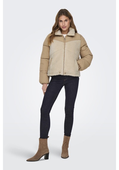 Only Onlsıena Teddy Mıx Puffer Cc Otw Mont 15322083 Taş