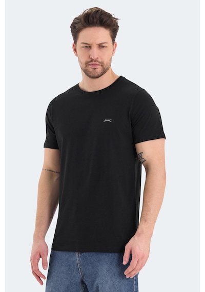 Slazenger Rosalva 2 Li Set Erkek Tişört Siyah - Gri