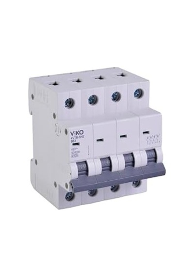 4vtb-4b63 Otomatik Sigorta 4,5ka B Tipi 4 Kutup 63a