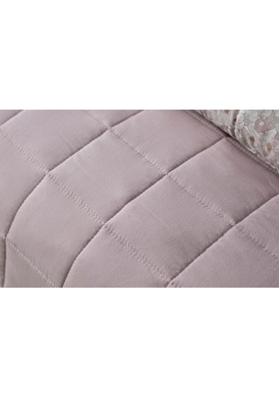 Çift Kişilik Yatak Örtülü Set Luvina Pembe