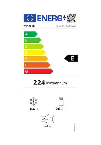 Windsor STK28820W0 288 L Statik Çift Kapılı Beyaz Buzdolabı
