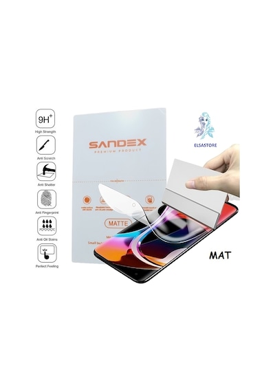Meızu M6t Nano Ekran Koruyucu Esnek Ultra İnce Sandex - Mat