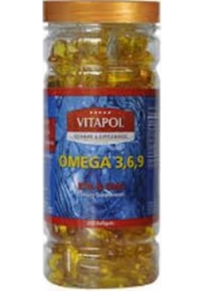 Vitapol Omega 3-6-9 Sarımsaklı Balık Yağı 200 Yumuşak Softgels
