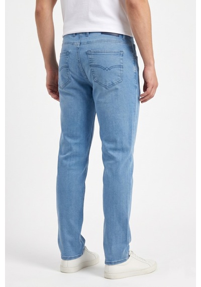 Dynamo Erkek Klasik Kalıp Jeans Pantolon 1701 Bgl-st05355 Buz Mavi