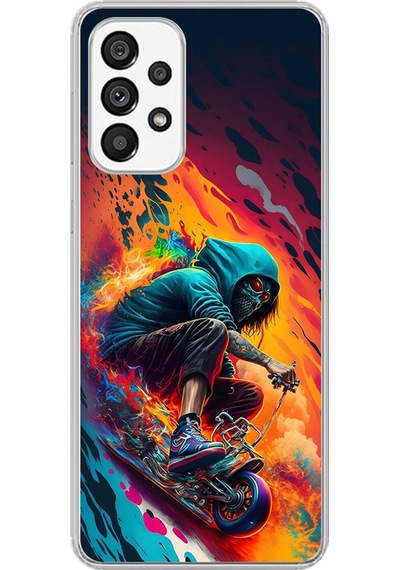 Samsung Galaxy A73 Uyumlu Şeffaf Kılıf Aesthetic 5 Tasarımlı
