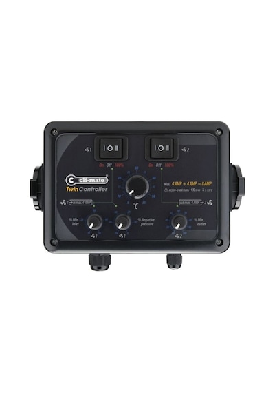Cli-mate Twin Controller Isı/fan Kontrol Cihazı 8a 4+4