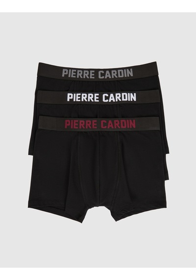 Pierre Cardin Siyah Pamuk Karışımlı 3'lü İç Giyim Boxer Set 50333821-001