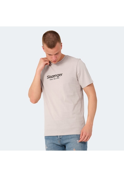 Slazenger VOITTO Erkek  Taş Gri Tişört