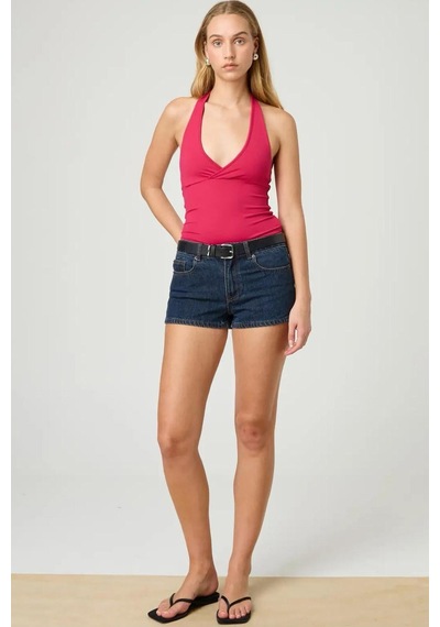 Seeh Fuşya Boynu Bağlamalı Body Sh223 FUŞYA