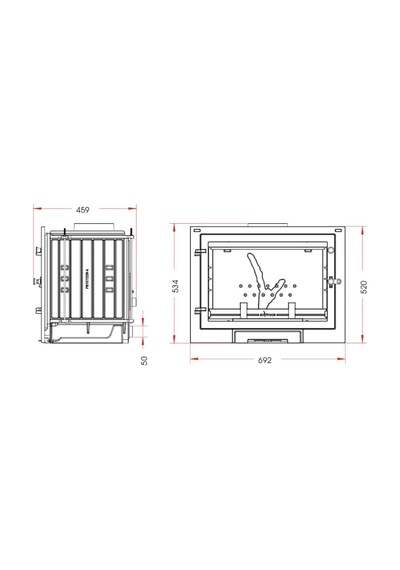 Invicta 700 Eos 8 Kw Şömine Haznesi 9770-02