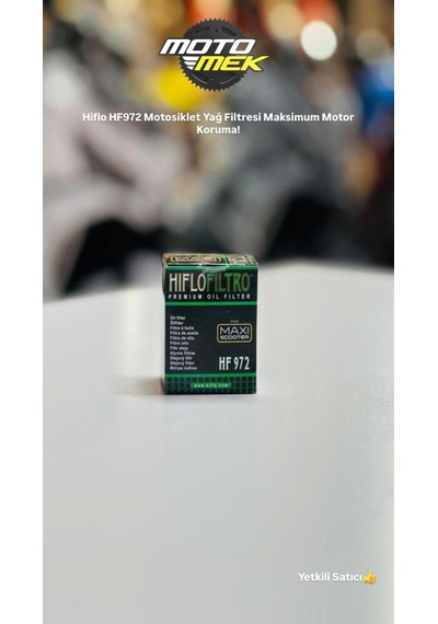 Hiflo Hf972 Motosiklet Yağ Filtresi Yüksek Performans Ve Maksimum Motor Koruma